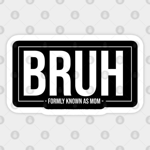 Bruh-Formerly-Known-as-Mom Sticker by Space Monkeys NFT